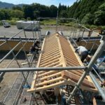 鳥居本撮影所　島原大門工事